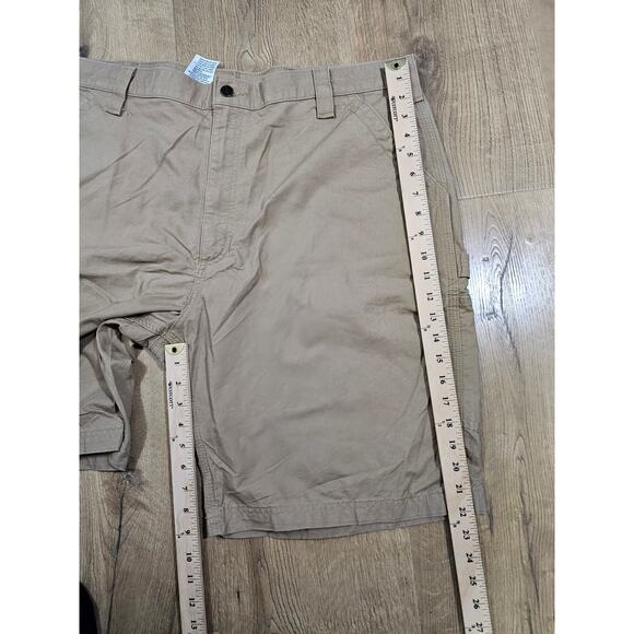 Carhartt B147 Khaki Canvas Ringspun Cotton Work Shorts NWOT Norm Gorpcore 42 - Picture 5 of 7
